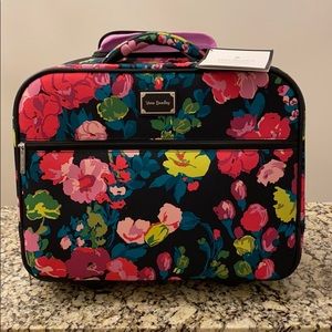 NWT Vera Bradley Rolling Work Bag in Hilo Meadow